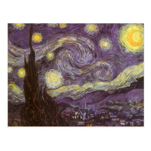 Nuit étoilée par Vincent van Gogh Cartes Postales