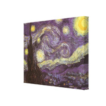 Nuit étoilée par Vincent van Gogh Toiles Tendues Sur Châssis