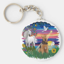 Nuit magique - Airedale #1 Porte-clefs