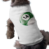 NUMBER 14 BILLIARDS BALL - ERODED STYLE DOG CLOTHING