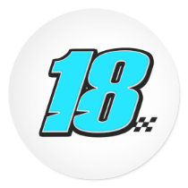 Number 18 - Sticker