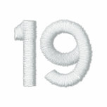 Number 19 embroidered shirts