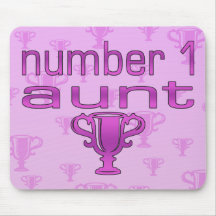 Number 1 Aunt Mouse Pad