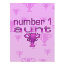 Number 1 Aunt Postcards