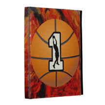 Number 1 Basketball and Players iPad Folio Case