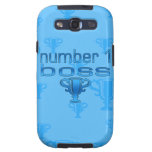 Number 1 Boss in Blue Galaxy S3 Case
