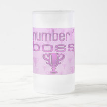 Number 1 Boss in Pink Mug