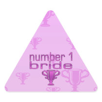 Number 1 Bride Sticker