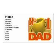 Number 1 Dad Business Cards