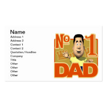 Number 1 Dad Business Cards