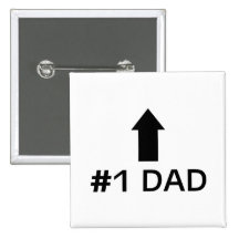 Number 1 Dad Button