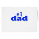 "Number 1 Dad" Card