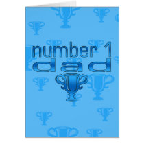 Number 1 Dad Greeting Cards