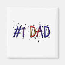 Number 1 Dad Magnet