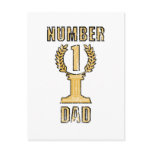 Number 1 Dad postcards