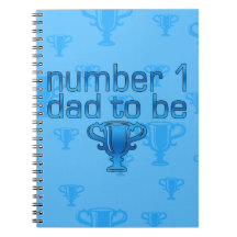 Number 1 Dad to Be Spiral Note Book