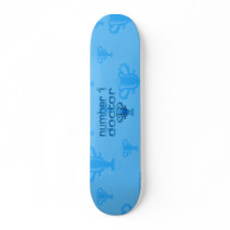 Number 1 Doctor in Blue Skate Decks