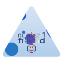 Number 1 Friend in British Flag Colours for Boys