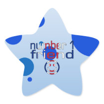 Number 1 Friend in British Flag Colours for Boys