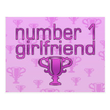 Number 1 Girlfriend Post Card