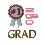 Number 1 Grad Graduation  Embroidered