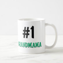 Number 1 Grandmama Mugs