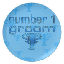 Number 1 Groom Plate