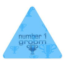 Number 1 Groom Sticker