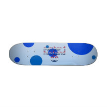 Number 1 Husband in American Flag Colours Skateboard Decks