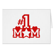 Number 1 Mom Card