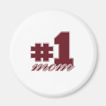 Number 1 Mom Fridge Magnet