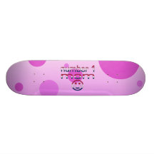 Number 1 Mom in American Flag Colours Skateboard Decks