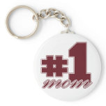 Number 1 Mom keychains