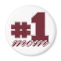 Number 1 Mom magnets