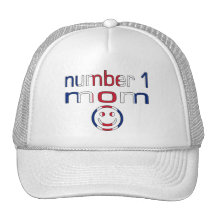 Number 1 Mom ( Mom's Birthday & Mother's Day ) Mesh Hat