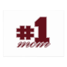Number 1 Mom Postcards