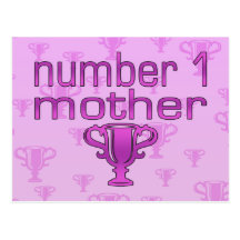 Number 1 Mother Postcards