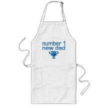 Number 1 New Dad Aprons
