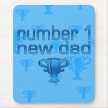 Number 1 New Dad Mouse Pads