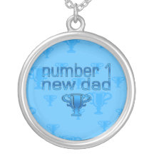Number 1 New Dad Custom Necklace