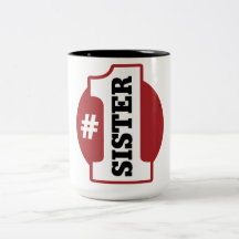 Number 1 Sister Mug