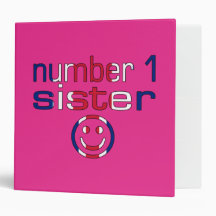 Number 1 Sister ( Sister's Birthday ) Binders
