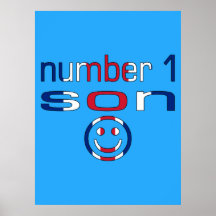 Number 1 Son ( Son's Birthday ) Print