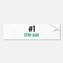 Number 1 Step-Dad Bumper Stickers