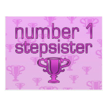 Number 1 Stepsister Post Card