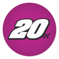 Number 20 - Sticker