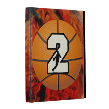 Number 2 Basketball and Players iPad Case