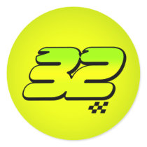 Number 32 - Sticker