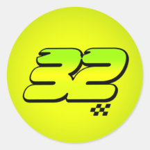 Number 32 - Sticker