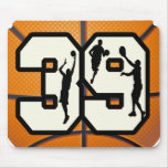 Number 39 Basketball Mouse Pads